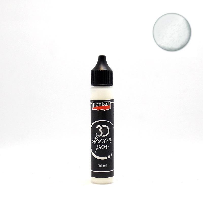 Pentart 3D Decor Pen 30ml - weiß - Bastelschachtel - Pentart 3D Decor Pen 30ml - weiß