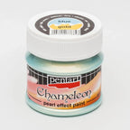 Pentart Acrylfarbe Chamäleon 50ml - blau-gold - Bastelschachtel