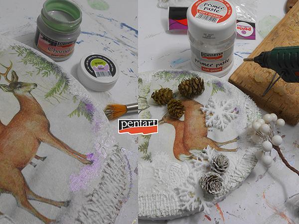 Pentart Acrylfarbe Chamäleon 50ml - grün-lila - Bastelschachtel