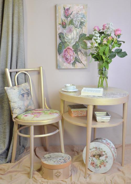 Pentart Acrylfarbe Chamäleon 50ml - rosa-gold - Bastelschachtel