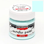 Pentart Acrylfarbe glänzend 50ml - eisblau - Bastelschachtel