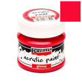 Pentart Acrylfarbe glänzend 50ml - karmin - Bastelschachtel