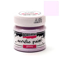 Pentart Acrylfarbe glänzend 50ml - pastell violett - Bastelschachtel