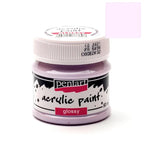 Pentart Acrylfarbe glänzend 50ml - pastell violett - Bastelschachtel