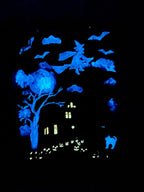 Pentart Acrylfarbe Glow in the dark - nachtleuchtend 30ml - blau - Bastelschachtel