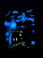 Pentart Acrylfarbe Glow in the dark - nachtleuchtend 30ml - grün - Bastelschachtel