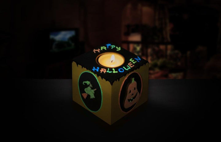 Pentart Acrylfarbe im Set Glow in the dark - nachtleuchtend 8x30ml - Bastelschachtel - Pentart Acrylfarbe im Set Glow in the dark - nachtleuchtend 8x30ml