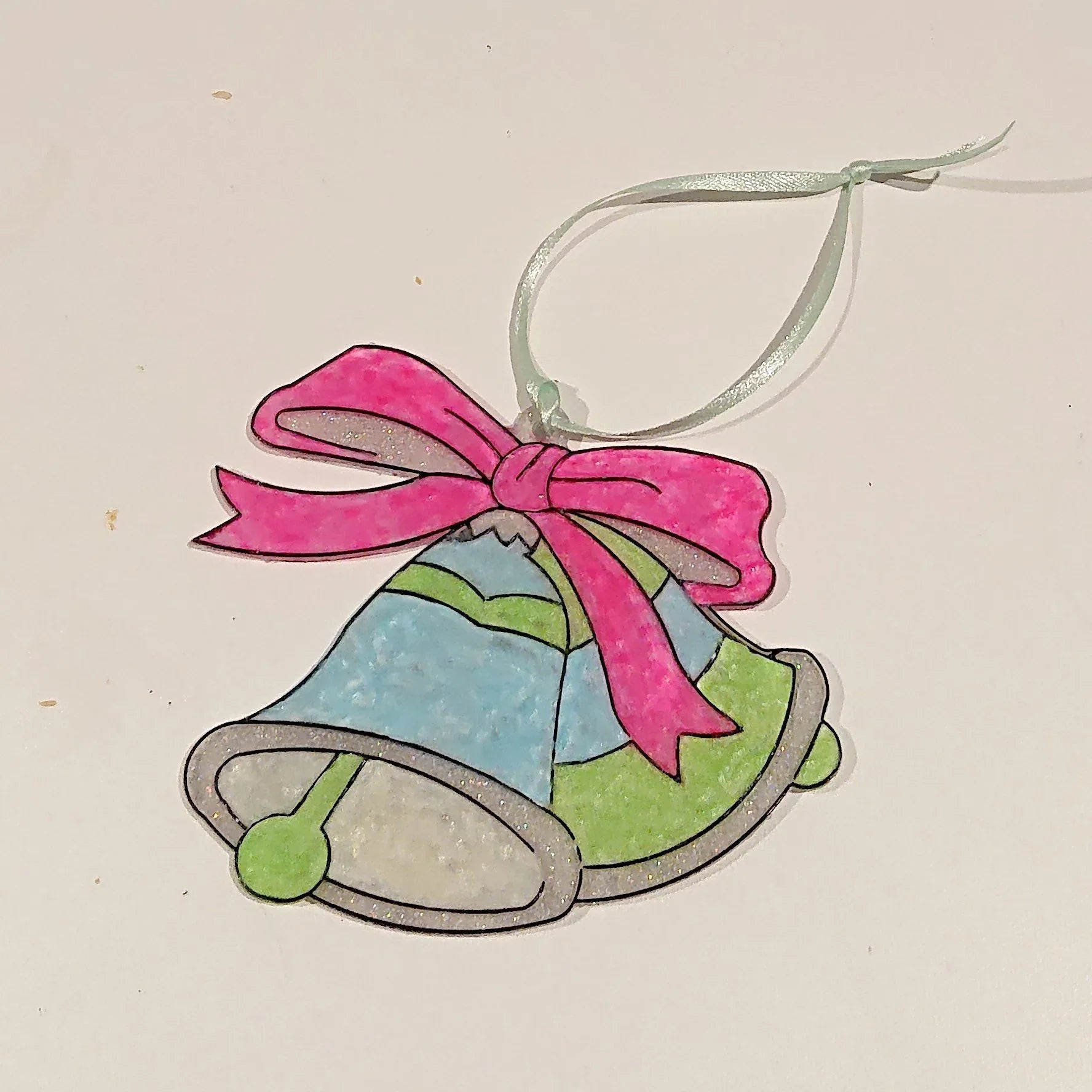 Pentart Acrylfarbe in Set Glow in the dark - nachtleuchtend 4x30ml, Winter - Bastelschachtel