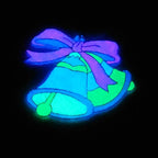 Pentart Acrylfarbe in Set Glow in the dark - nachtleuchtend 4x30ml, Winter - Bastelschachtel