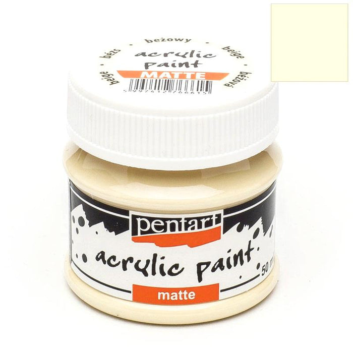 Pentart Acrylfarbe matt 50ml - beige