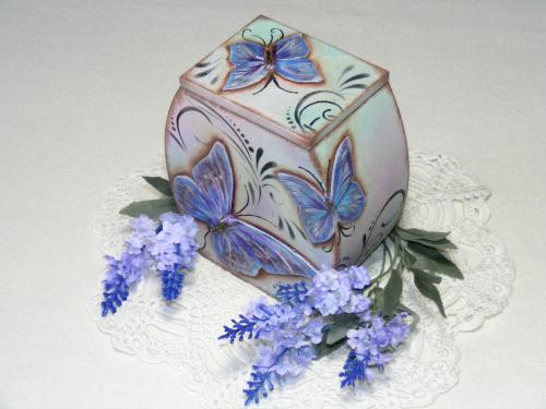 Pentart Acrylfarbe matt 50ml - blau - Bastelschachtel