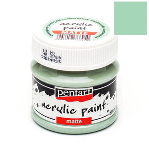 Pentart Acrylfarbe matt 50ml - country grün - Bastelschachtel - Pentart Acrylfarbe matt 50ml - country grün