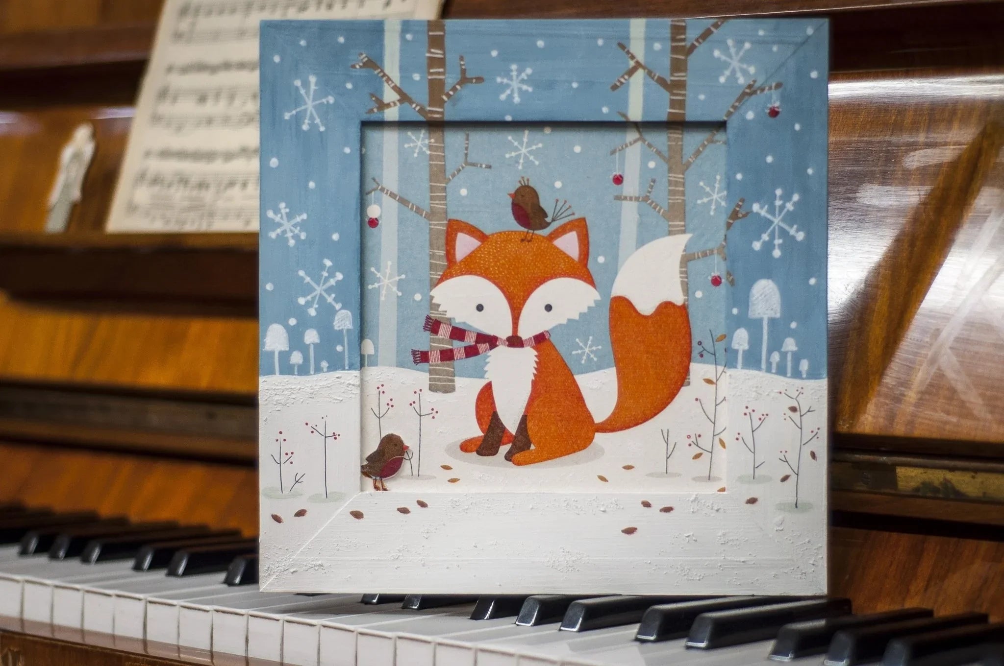 Pentart Acrylfarbe matt 50ml - eisblau - Bastelschachtel