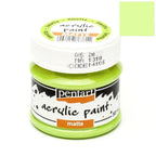 Pentart Acrylfarbe matt 50ml - limetta - Bastelschachtel