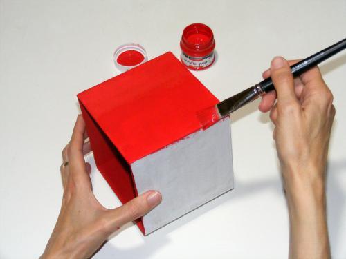 Pentart Acrylfarbe matt 50ml - rot - Bastelschachtel