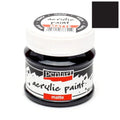 Pentart Acrylfarbe matt 50ml - schwarz - Bastelschachtel