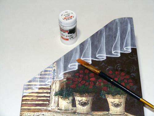 Pentart Acrylfarbe matt 50ml - schwarz - Bastelschachtel