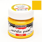 Pentart Acrylfarbe matt 50ml - sonnengelb - Bastelschachtel