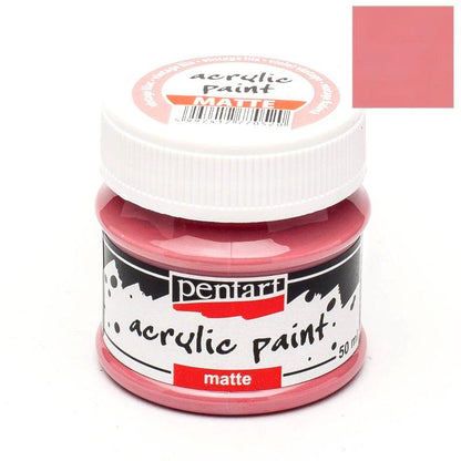 Pentart Acrylfarbe matt 50ml - vintage lila - Bastelschachtel - Pentart Acrylfarbe matt 50ml - vintage lila