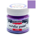 Pentart Acrylfarbe matt 50ml - violett - Bastelschachtel