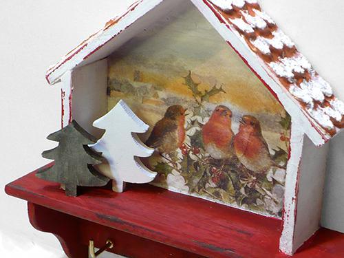 Pentart Acrylfarbe matt 50ml - weinrot - Bastelschachtel