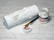 Pentart Acrylfarbe matt 50ml - weiß - Bastelschachtel