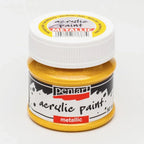 Pentart Acrylfarbe Metallic 50ml - barock gold - Bastelschachtel