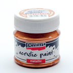 Pentart Acrylfarbe Metallic 50ml - bronze - Bastelschachtel