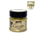 Pentart Acrylfarbe Metallic Delicate 50ml - dunkelgold - Bastelschachtel