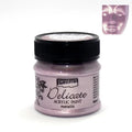 Pentart Acrylfarbe Metallic Delicate 50ml - silberlila - Bastelschachtel