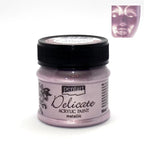 Pentart Acrylfarbe Metallic Delicate 50ml - silberlila - Bastelschachtel