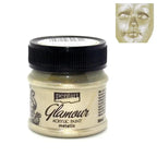 Pentart Acrylfarbe Metallic Glamour 50ml - antiksilber - Bastelschachtel