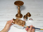 Pentart Acrylfarbe Metallic Glamour 50ml - rotgold - Bastelschachtel