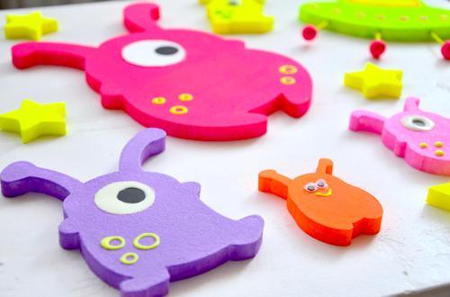 Pentart Acrylfarbe neon 30ml - gelb - Bastelschachtel