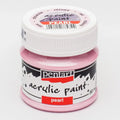 Pentart Acrylfarbe Perlmutt 50ml - rosa - Bastelschachtel