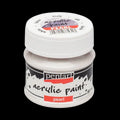 Pentart Acrylfarbe Perlmutt 50ml - weiß - Bastelschachtel