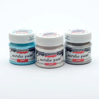 Pentart Acrylfarbe Perlmutt in Set, 3x50ml, Set 3. - Bastelschachtel