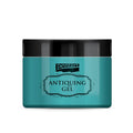 Pentart Antik-Effekt Gel 150ml - patina blau - Bastelschachtel