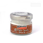 Pentart Antikpaste 20ml - weiß - Bastelschachtel
