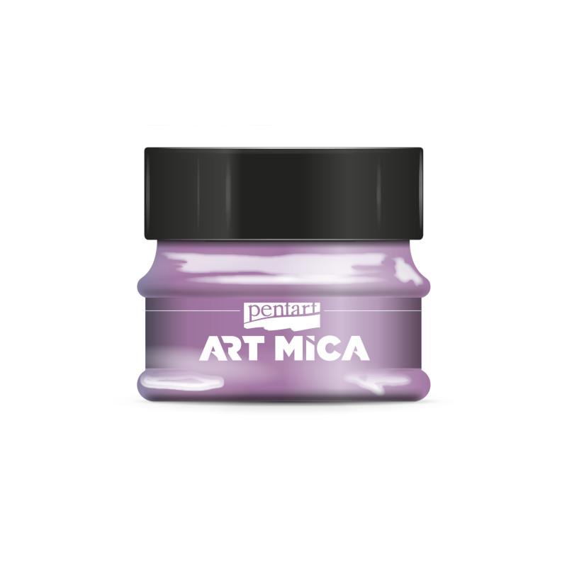 Pentart Art Mica Effekt-Glitterpulver - lila - Bastelschachtel