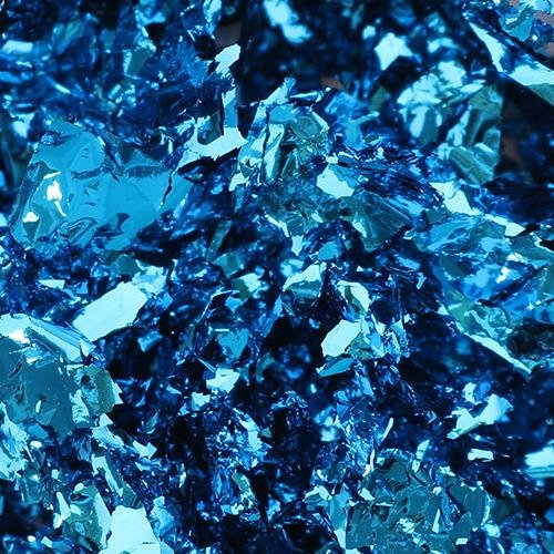 Pentart Colored Flakes 1g blau - Bastelschachtel