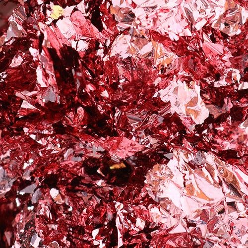 Pentart Colored Flakes pink 1g - Bastelschachtel