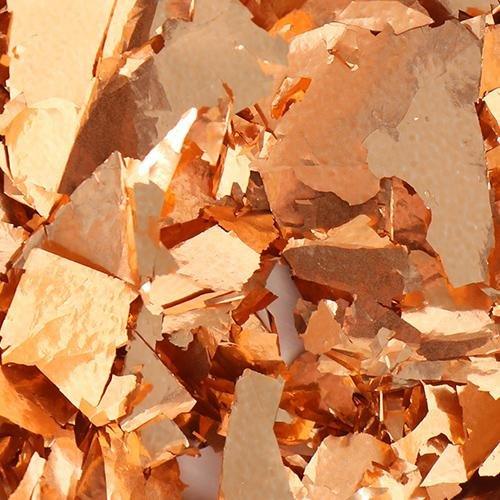 Pentart Colored Flakes rosegold 1g - Bastelschachtel