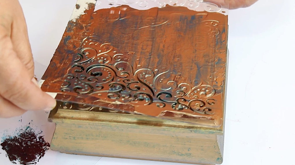 Pentart Creamy Acrylic metallic 60ml - hell blau - Bastelschachtel