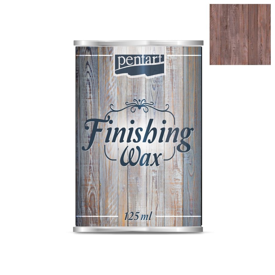 Pentart Deckwachs 125ml - braun - Bastelschachtel