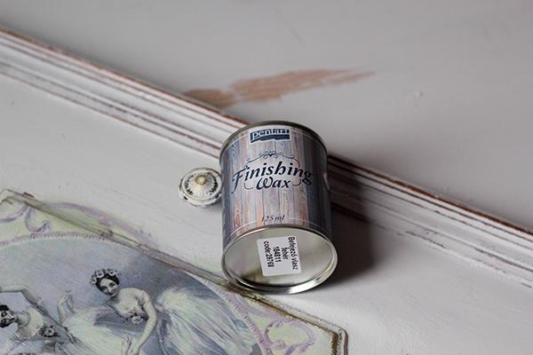 Pentart Deckwachs 125ml - weiß - Bastelschachtel