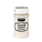 Pentart Dekor Paint Chalky matt 100ml - creme weiß - Bastelschachtel