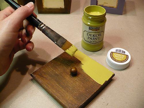 Pentart Dekor Paint Chalky matt 100ml - eierschale - Bastelschachtel