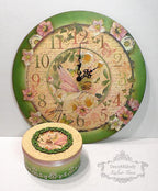 Pentart Dekor Paint Chalky matt 100ml - gelbgrün - Bastelschachtel