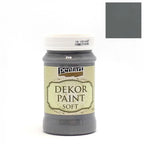 Pentart Dekor Paint Chalky matt 100ml - grafitgrau - Bastelschachtel